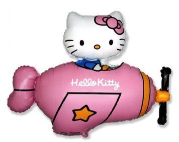 Фигура Hello Kitty котёнок Китти на самолёте 03-94 фото