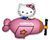 Фигура Hello Kitty котёнок Китти на самолёте 03-94 фото