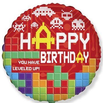 Фольгована кулька Happy Birthday 12-76 12-76 фото