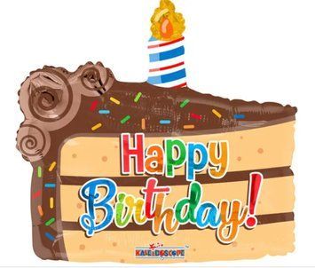 Фігура Шматочок шоколадного торту Happy Birthday 05-03 фото