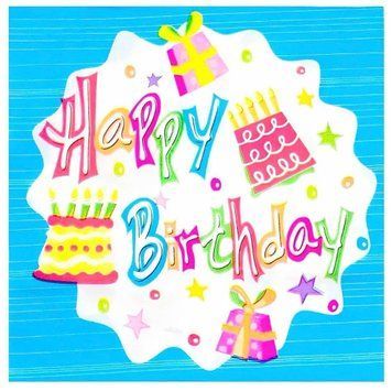 Серветки святкові Happy Birthday  15шт 21-43 фото