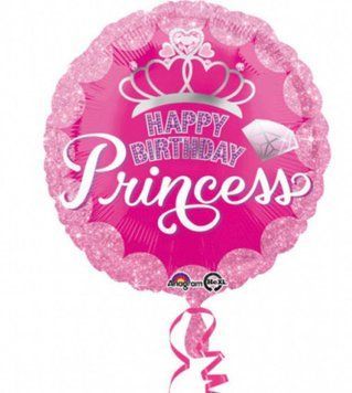 Фольгированный шар Happy Birthday Princess 14-28 14-28 фото