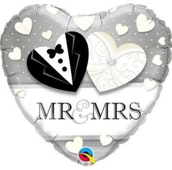Фольгована кулька Mr & Mrs 13-81 13-81 фото
