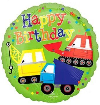 Фольгированный шар Happy Birthday 11-80 11-80 фото