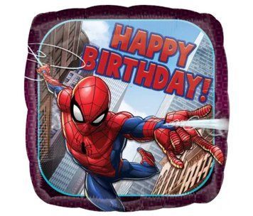 Фольгированный шар Happy Birthday Человек Паук Spiderman 14-29 14-29 фото