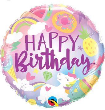 Фольгированный шар Happy Birthday 11-84 11-84 фото