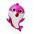 Фігура Baby shark акулятко рожеве 02-47 фото