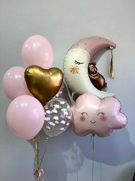 Композиція На виписку для дівчинки Хмаринка 0037 0037 фото