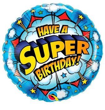 Фольгированный шар Have a SUPER birthday 14-37 14-37 фото