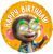 Фольгированный шар Happy Birthday 11-43 11-43 фото