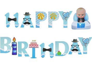 Гірлянда Happy Birthday BABY BOSS 21-09 фото