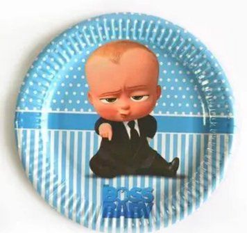 Тарілочки святкові Baby BOSS, 10шт 20-10 фото