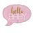 Фигура Hello Baby розовая 04-95 фото
