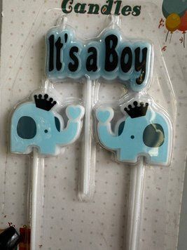 Свічки на торт It"s a boy 17-16 фото