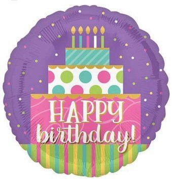 Фольгована кулька Happy Birthday 11-98 11-98 фото