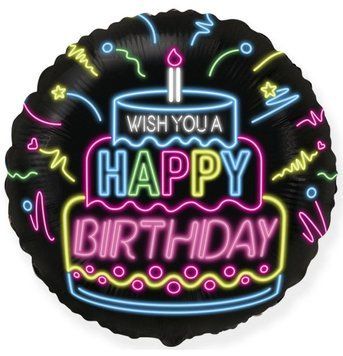 Фольгована кулька Happy Birthday 12-98 12-98 фото