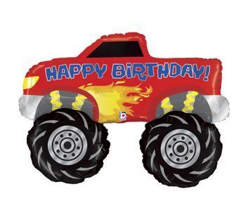 Фігура Джип червоний Happy Birthday 02-80 фото