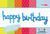 Гирлянда надувная Happy Birthday 17-90 17-90 фото