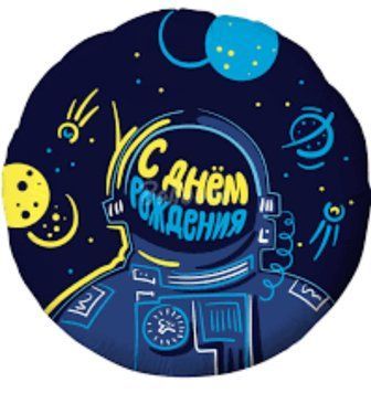 Фольгована кулька С днём рождения 13-05 13-05 фото