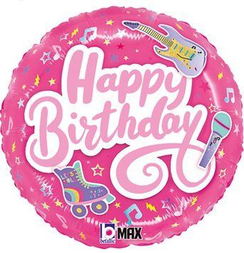 Фольгована кулька Happy Birthday 12-08 12-08 фото