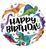 Фольгована кулька Happy Birthday 11-65 11-65 фото