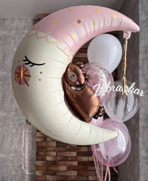 Фігура Ведмедик на місяці для дівчинки 04-90 фото