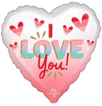 Фольгована кулька I love you 11-17 11-17 фото