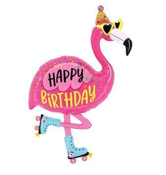 Фігура Фламінго Happy Birthday 04-49 фото