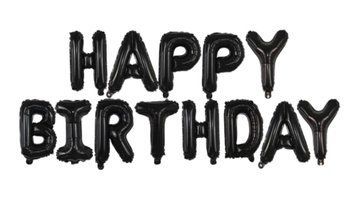 Гірлянда надувна Happy Birthday чорна 13-23 фото