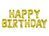 Гірлянда надувна Happy Birthday золото 13-24 фото